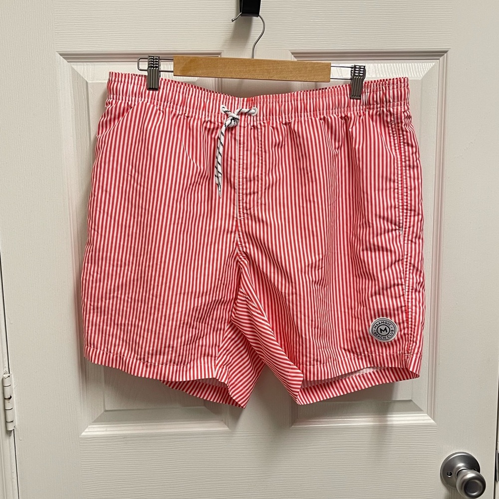 Maamgic Striped Swim Trunks